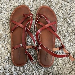American Eagle Strappy Sandals Size 9